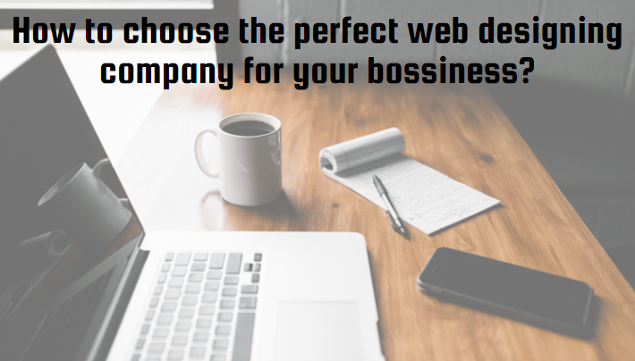 How to choose the perfect web designing company for your bossiness?